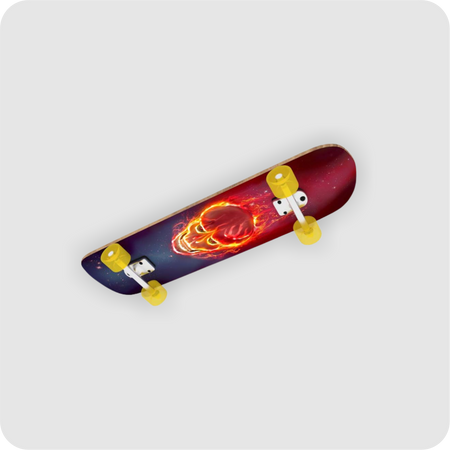Skateboard Ghostrider, Länge 78 cm