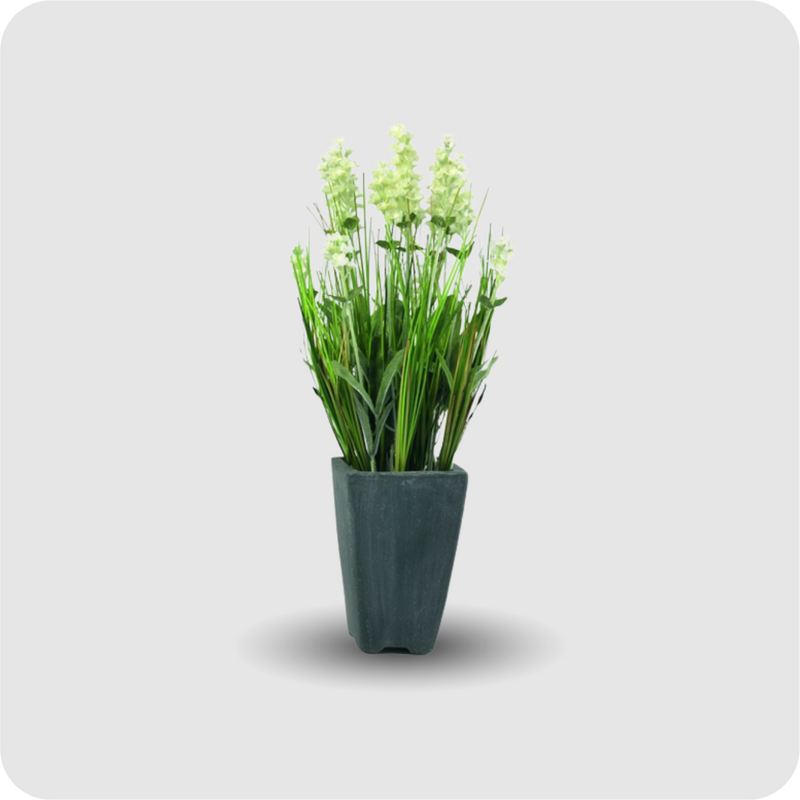 Lavendel cremefarben, 45cm, Kunstpflanze