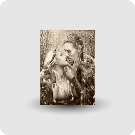 Diamond Painting Kiss Diamant Malerei Stickpackung basteln groß