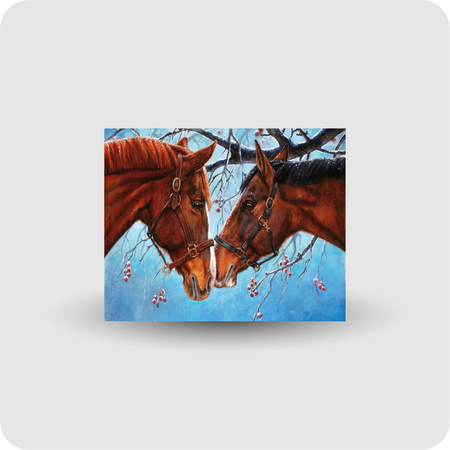 Diamond Painting Pferde Malerei Stickpackung groß