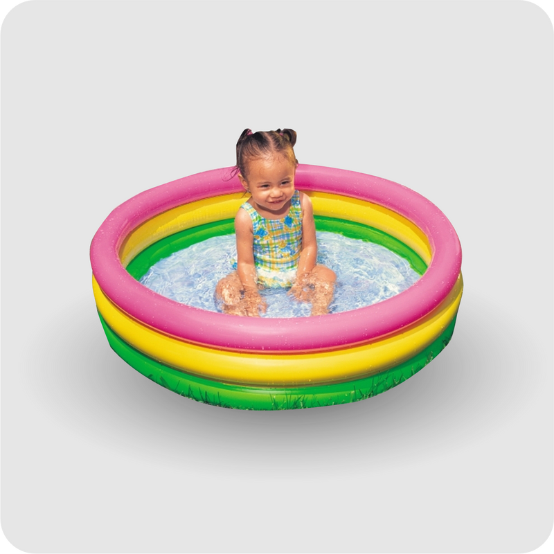 BabyPool 3-Ring Sunset Glow 86x25cm