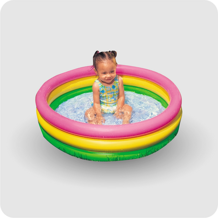 BabyPool 3-Ring Sunset Glow 86x25cm