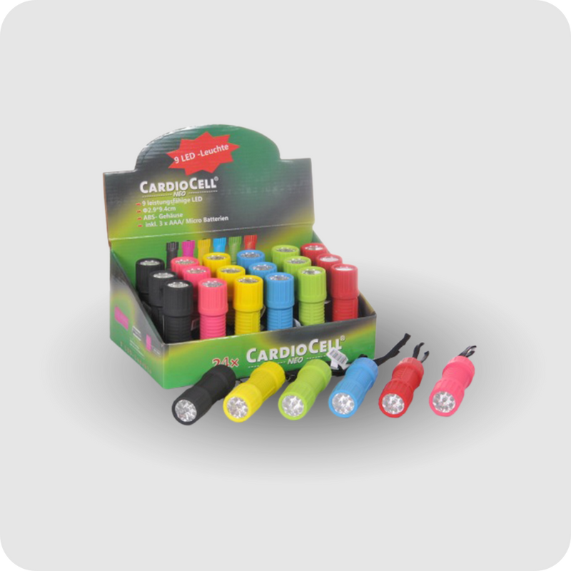 CardioCell ''NEO'' LED-Taschenlampe, 24 Stück