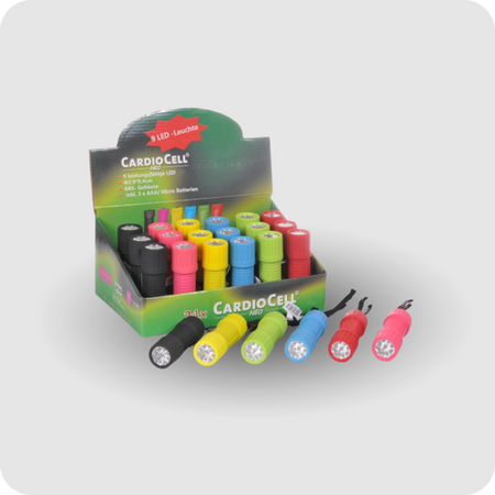 CardioCell ''NEO'' LED-Taschenlampe, 24 Stück