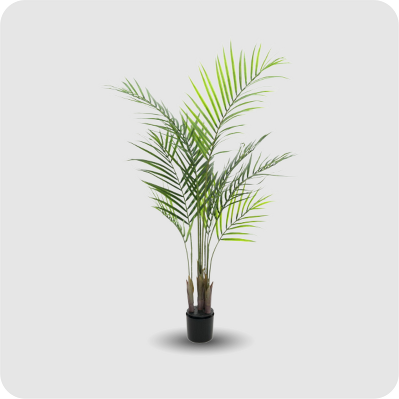Großblatt-Areca, 125cm, Kunstpflanze