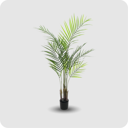 Großblatt-Areca, 125cm, Kunstpflanze