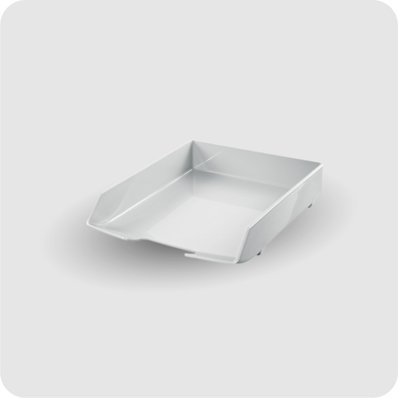 HAN Briefablage WAVE DIN A4/C4 stapelbar lichtgrau