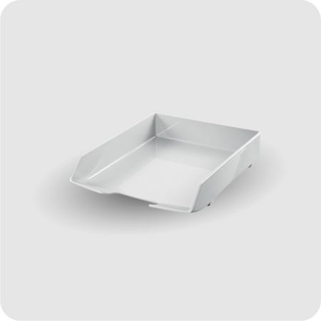 HAN Briefablage WAVE DIN A4/C4 stapelbar lichtgrau