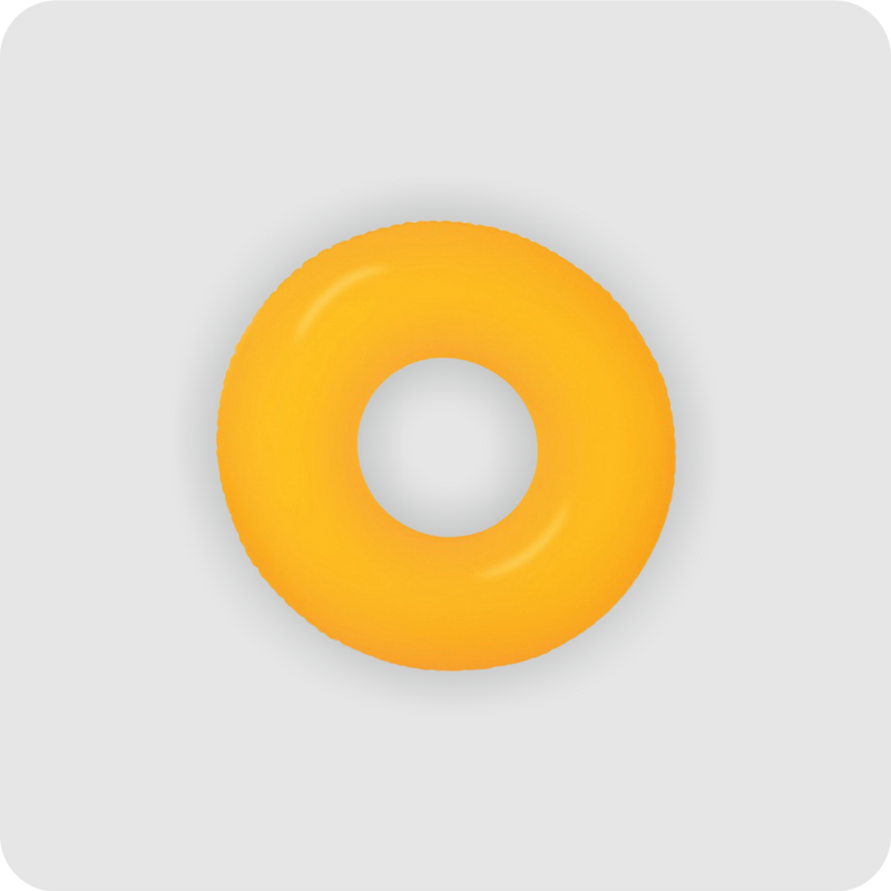 Jumboring Neon Frost sortiert, ca. 91cmØ