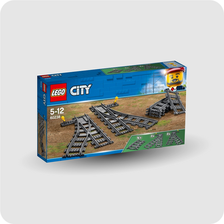 LEGO® City Weichen, 8 Teile