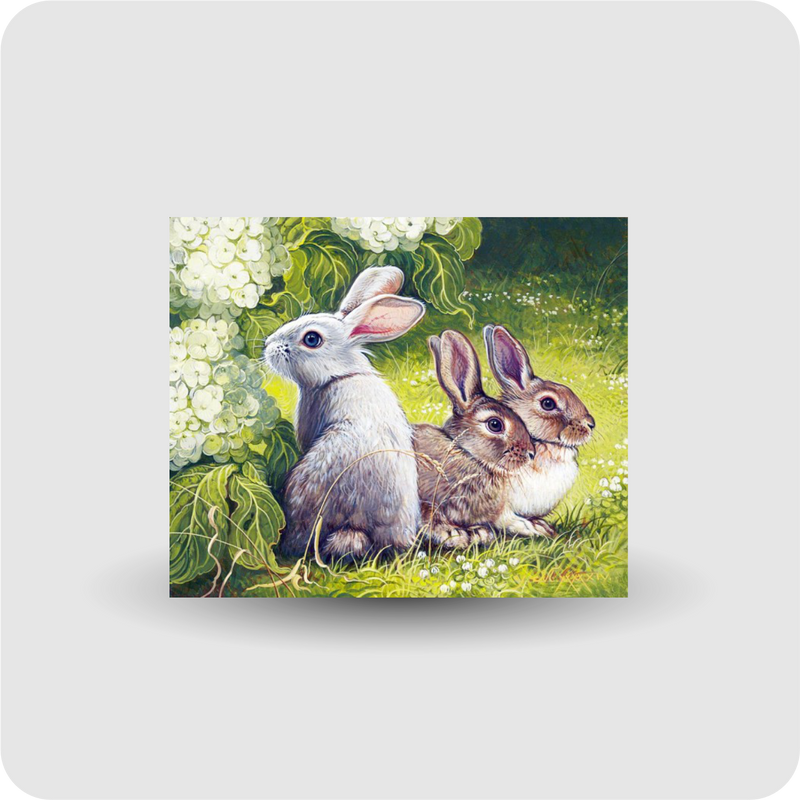 Diamond Painting Hasen Malerei Stickpackung