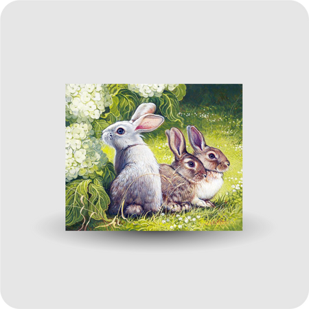 Diamond Painting Hasen Malerei Stickpackung