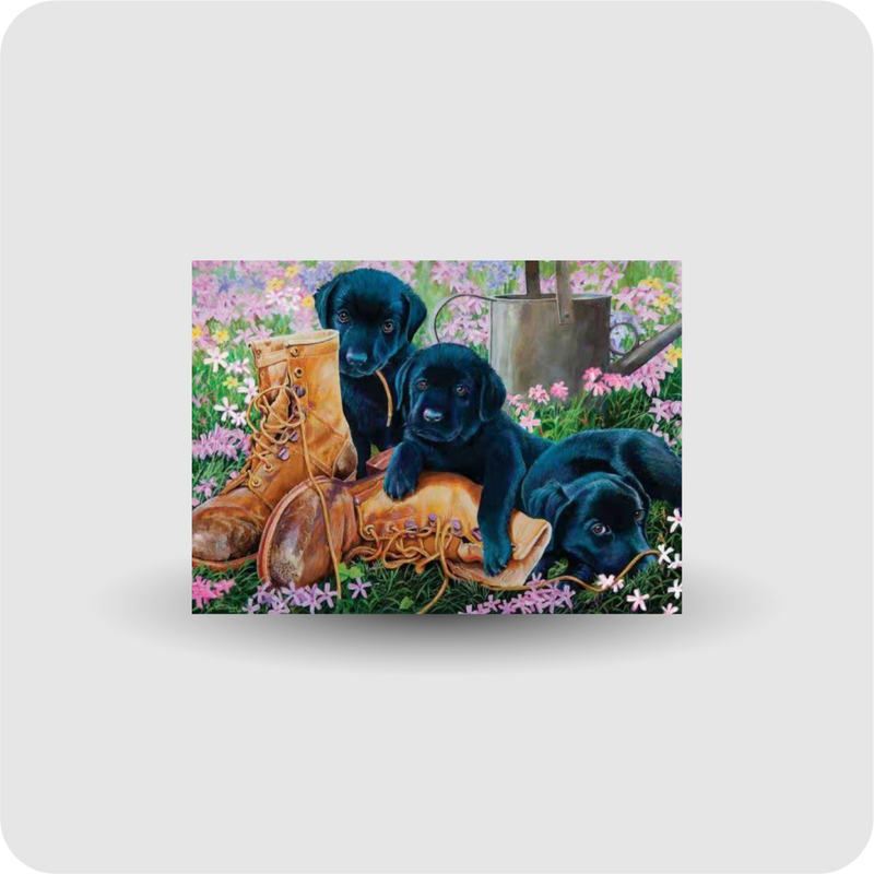 Diamond Painting Hunde Welpen Malerei Stickpackung groß